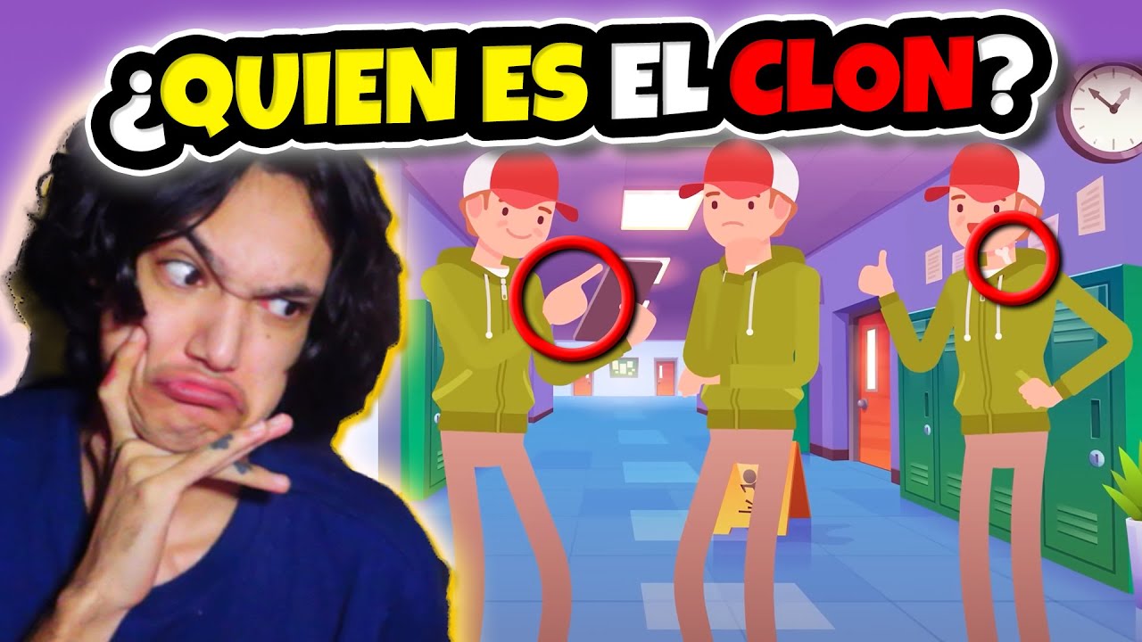 ¿QUIEN DE LOS 3 ES UN CLON?👽 | Acertijos DIFICILES🥵👍🏻