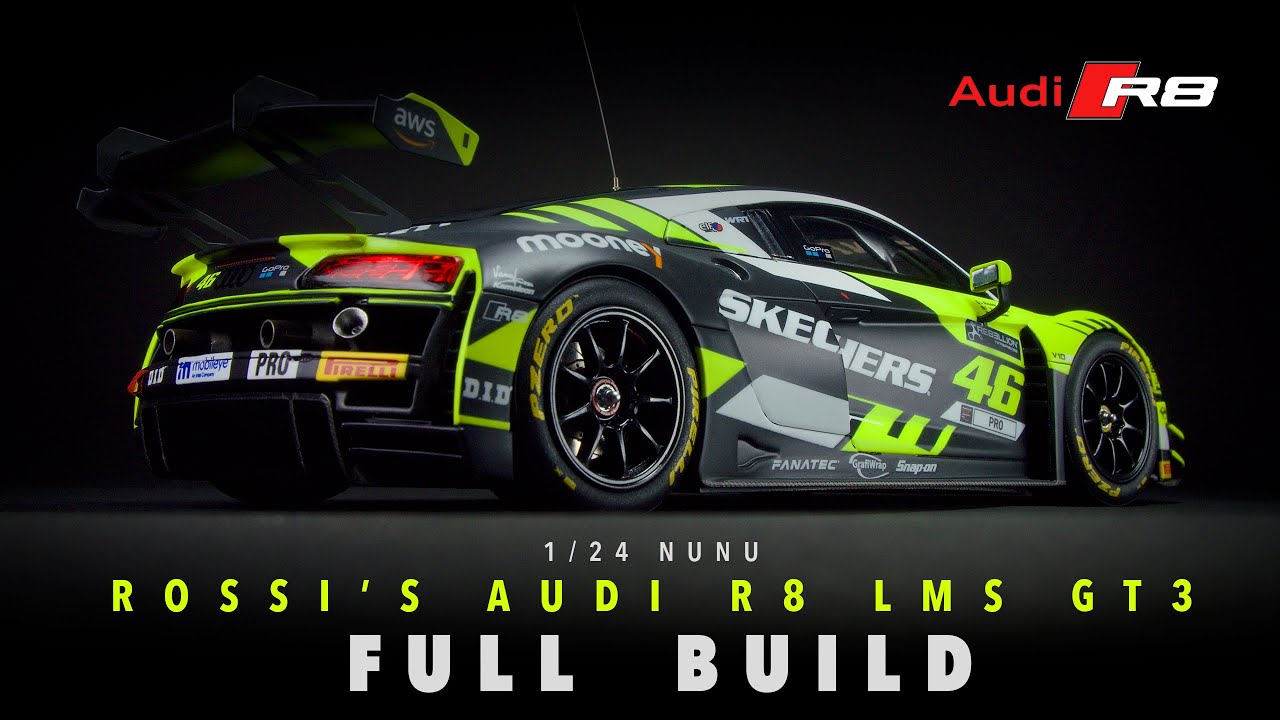 Valentino Rossi's Audi R8 LMS GT3 - NuNu - 1/24 - Scale Model Build - Full Build