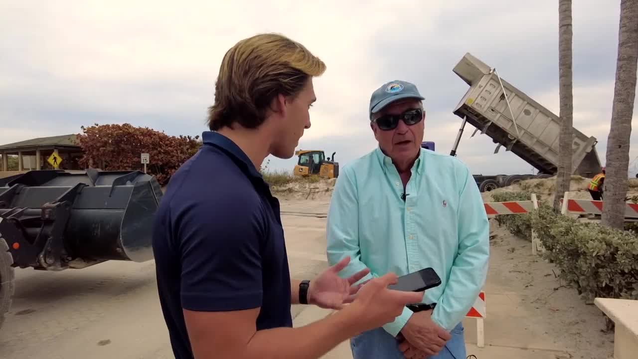 Fort Pierce continues emergency sand drops at eroded Jetty Park Beach