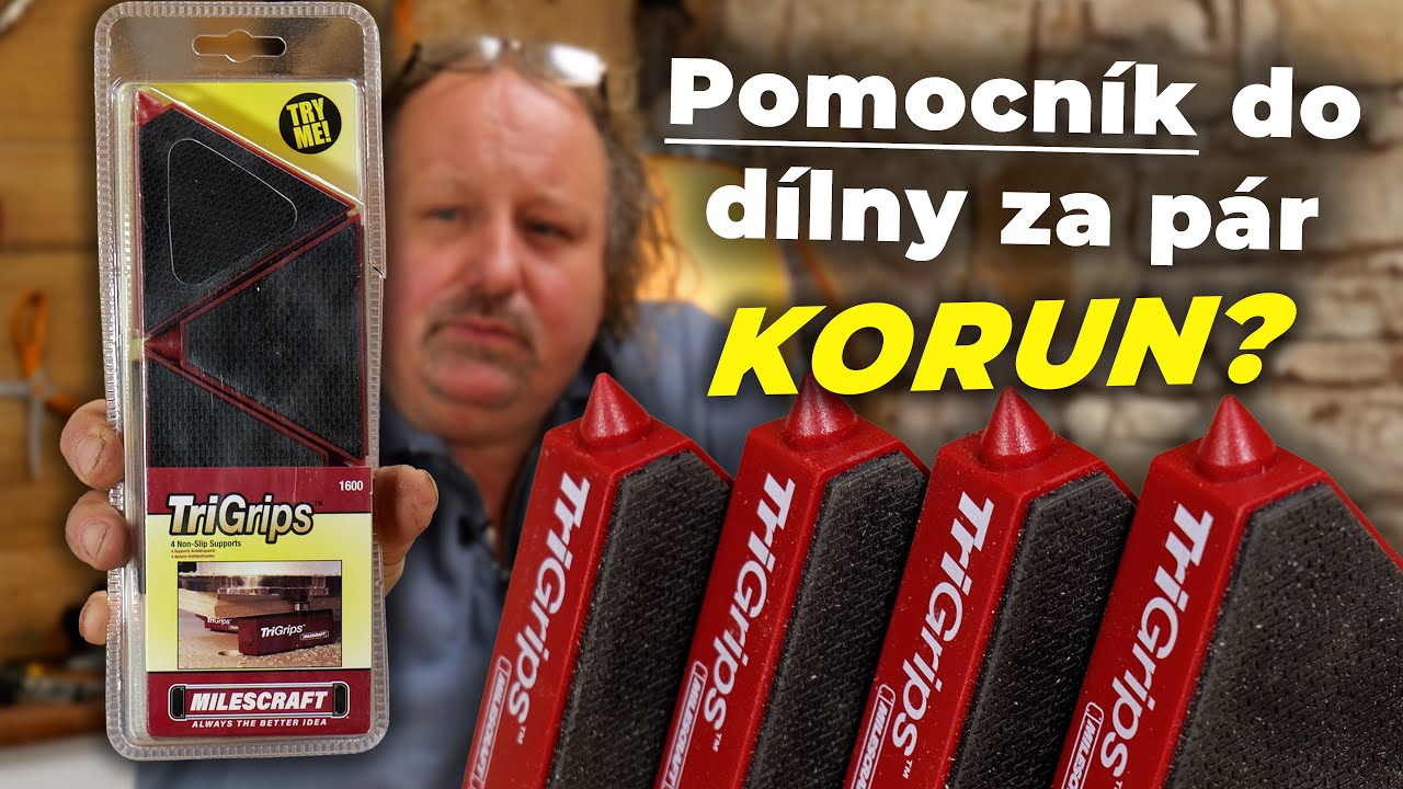 Milescraft TriGrips – co umí protiskluzové trojúhelníky v praxi? Nářadí Praha / Recenze a test.