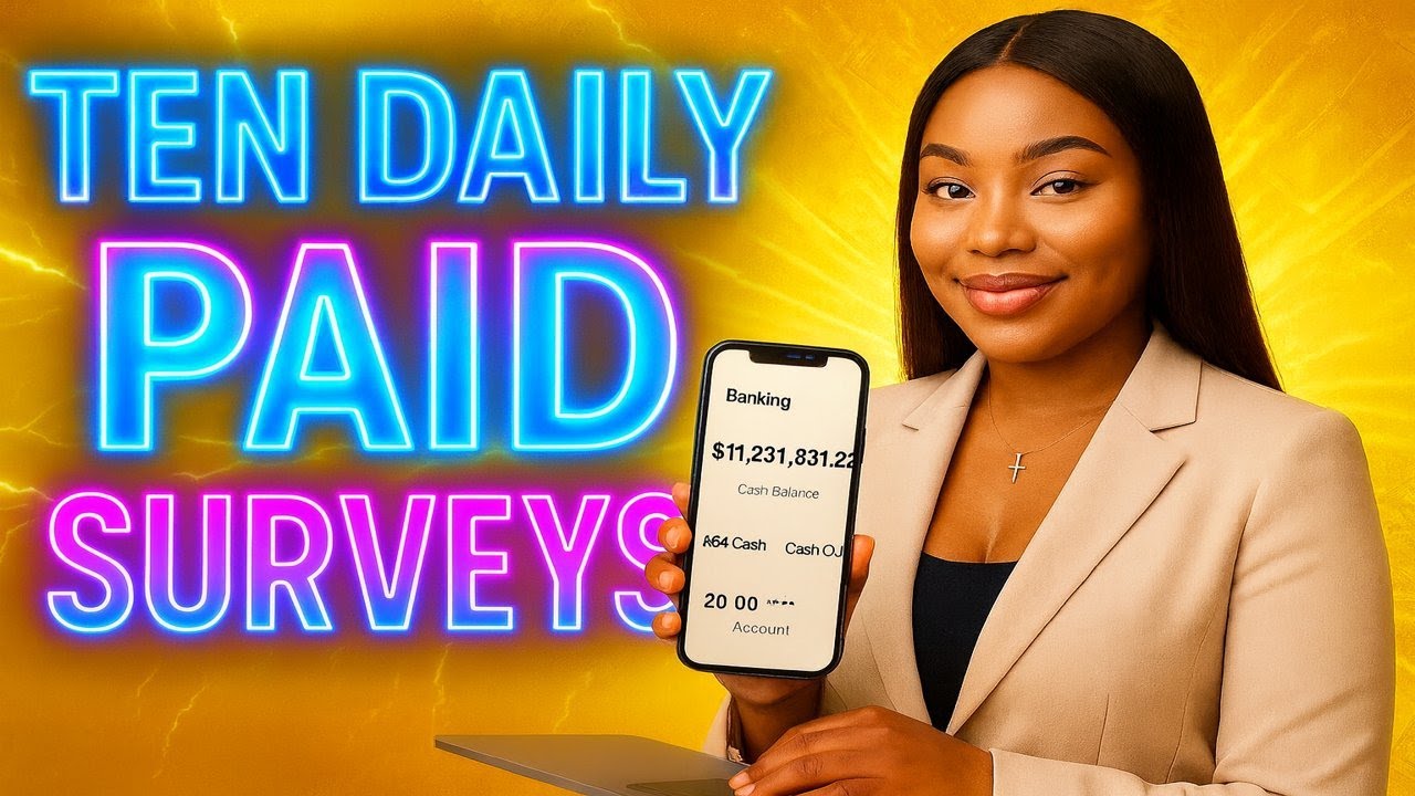 &ldquo;10 Daily Paid Surveys That Actually Pay Fast in 2025 💸 | Earn from Your Phone Daily&rdquo;