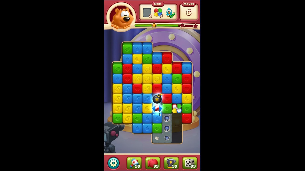 Toon Blast Level 5992 - NO BOOSTERS 🐻🐺🐱 | SKILLGAMING ✔️