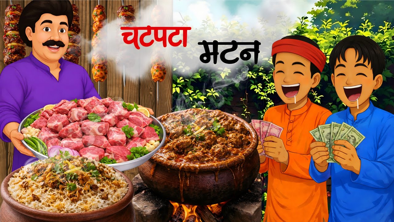 बिहार का स्पाइसी मटन | Bihar ka spicy mutton | Hindi story | Hindi kahani | Story |स्पाइसी  मटन थाली