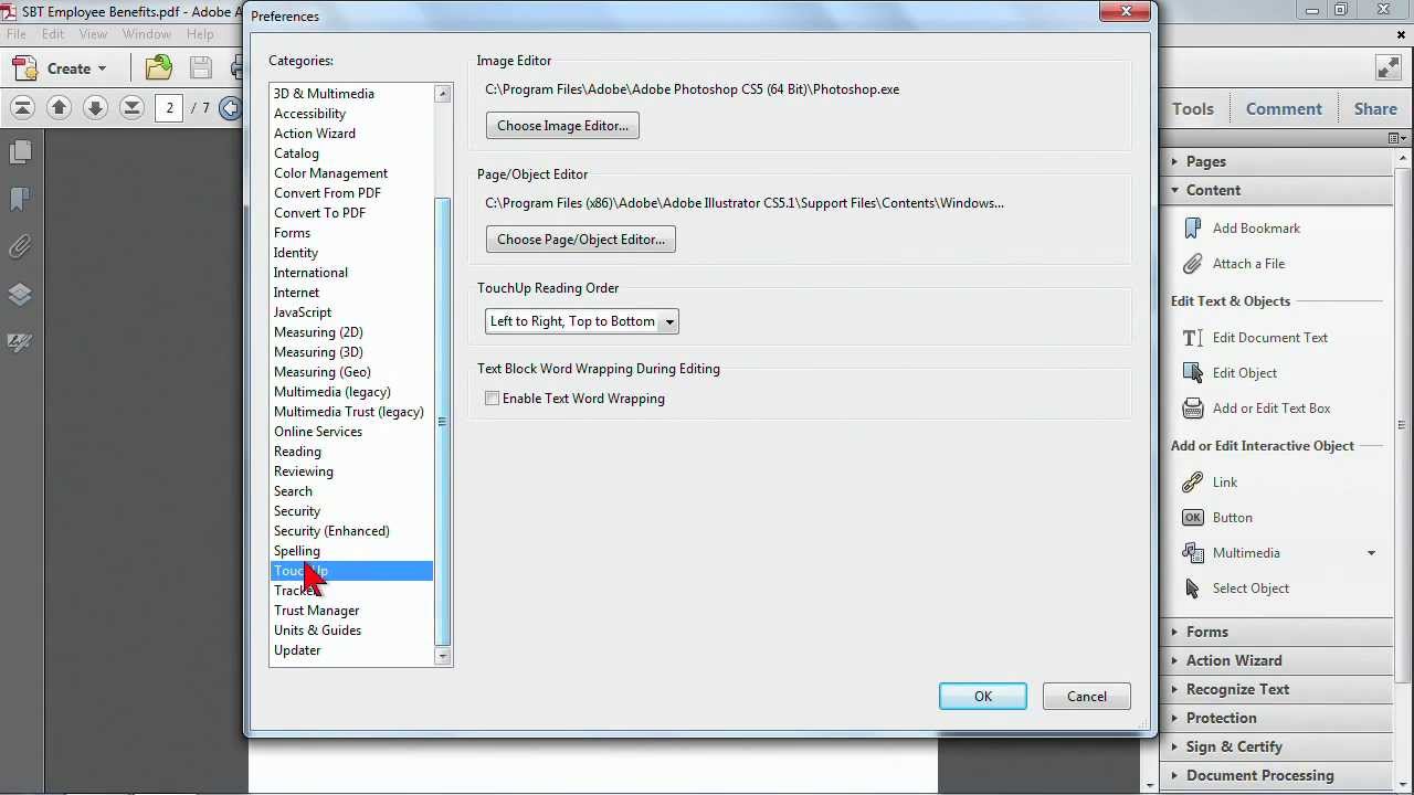 Adobe Acrobat X Tutorial: Editing Text and Objects | K Alliance