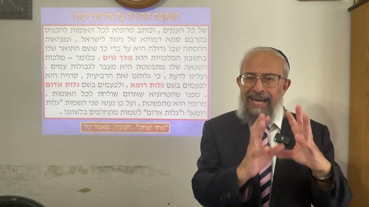 תנ"ך ואקטואליה 99 - "ראשית גוים עמלק" חוד החנית של ההתנגדות לישראל - הרב ינון קלזאן