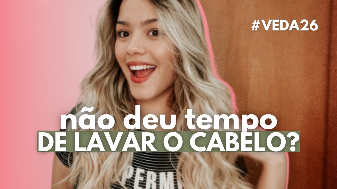 TRUQUE PRA DISFARÇAR O CABELO SUJO #veda26