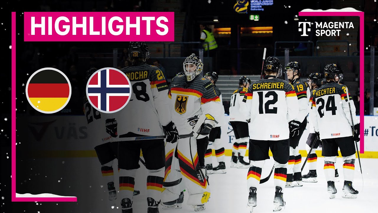 Deutschland - Norwegen | IIHF U20 Eishockey-WM | MAGENTA SPORT