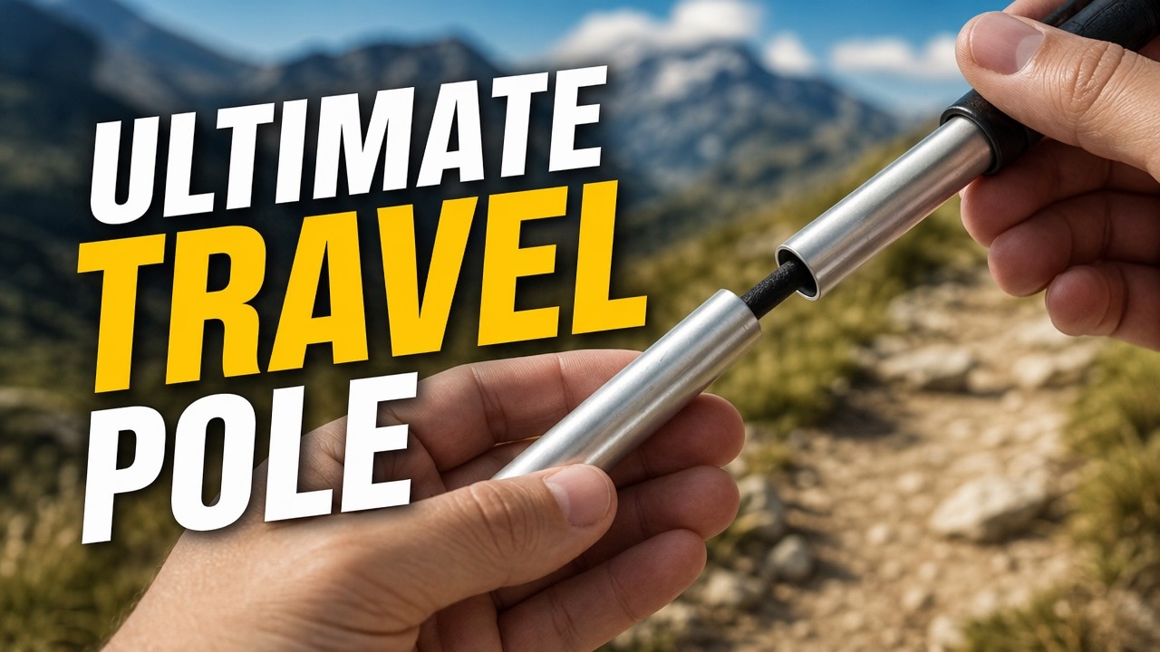 Pansel Folding 7075 Aluminum Alloy Travel Walking Hiking Trekking Pole review and giveaway