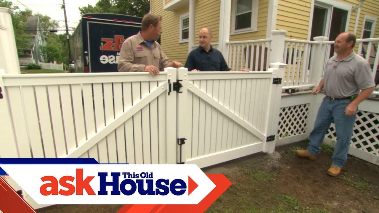 Как установить виниловый забор для защиты частной жизни | Ask This Old House