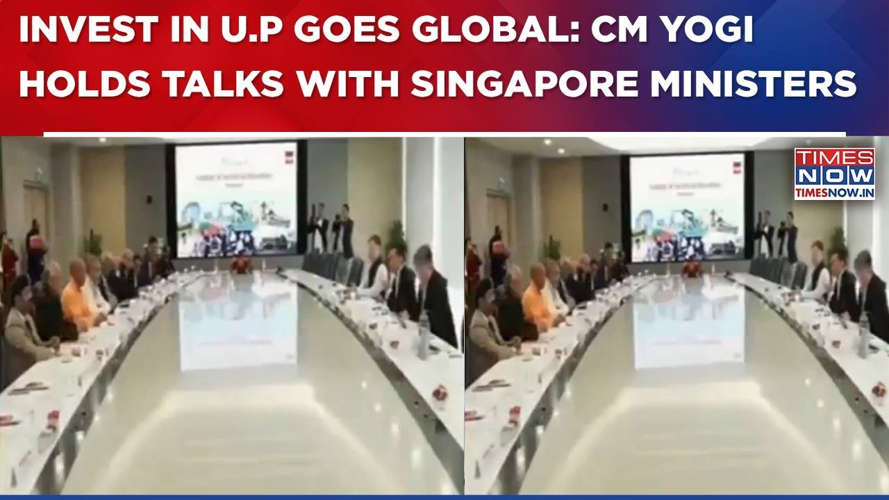 Invest In U.P Goes Global: CM Yogi Adityanath Holds Talks With Singapore Ministers; Key MoU Signed