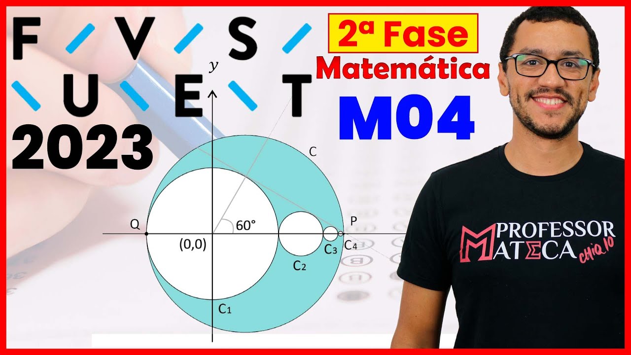 Circunferências Tangentes | FUVEST 2023 | Questão M04 | Resolução Segunda Fase Matemática