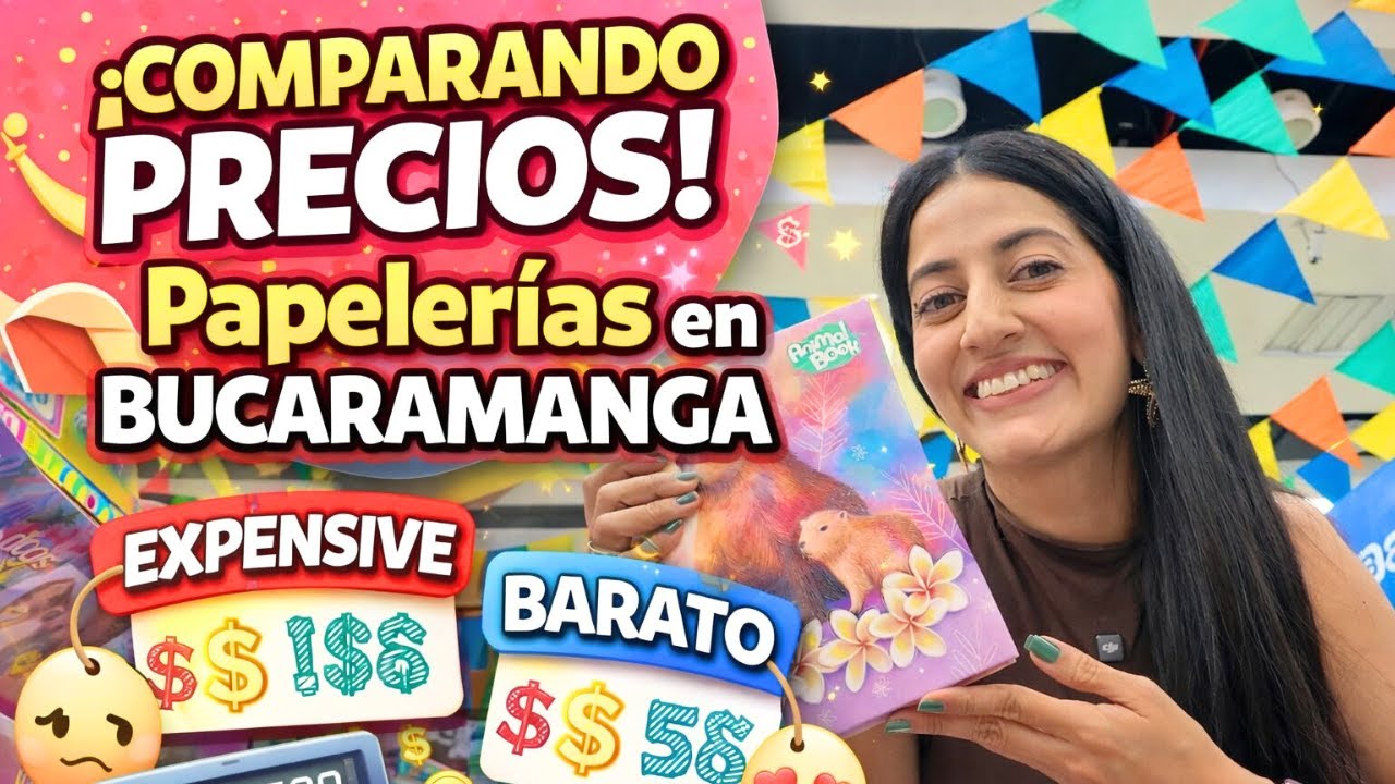 ¿CARÍSIMO o BARATO? 🤑 Comparé papelerías en Bucaramanga