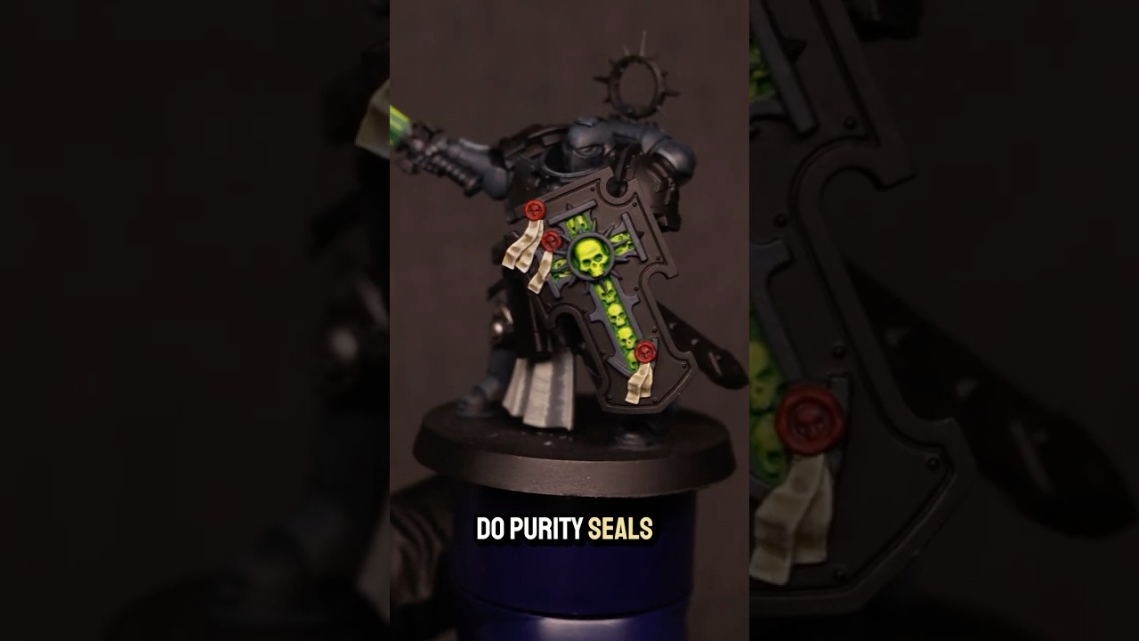 How to paint Warhammer 40k Purity Seals with Timmy the Templar.
