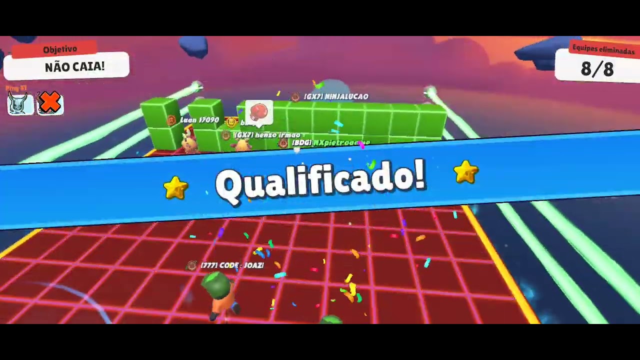 Jogando Stumble Guys pt9