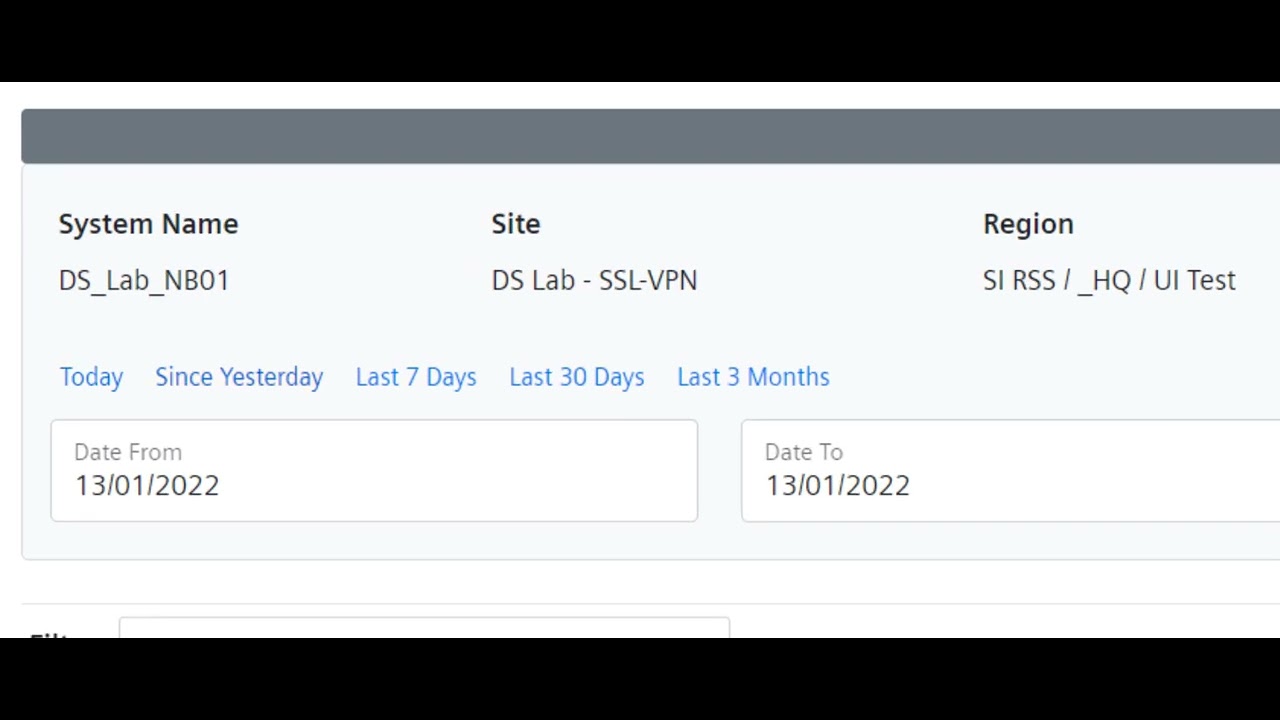 Videonugget 3.1 open connection log via search and systems