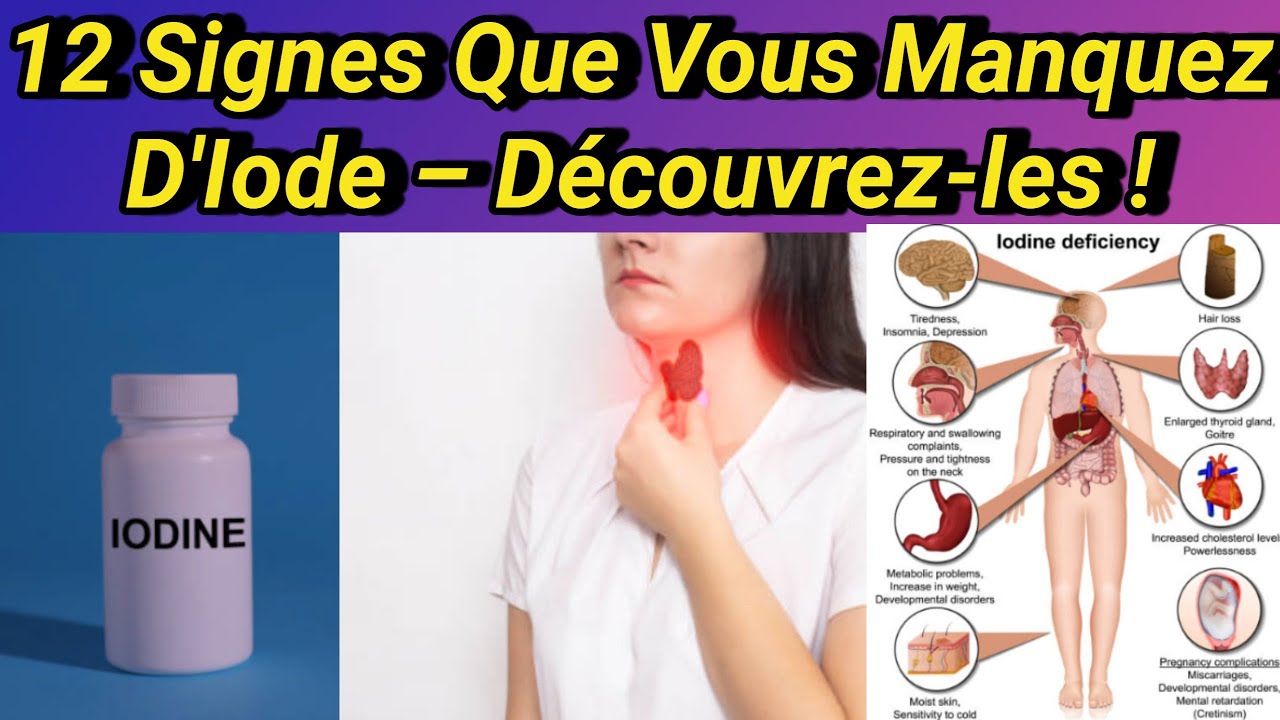 12 Signes &Eacute;tranges Que Votre Corps A Besoin De Plus D'Iode.