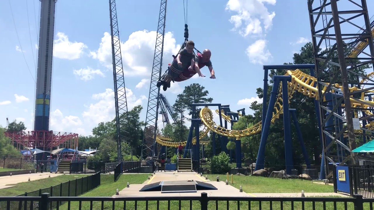 Our Ride on Ripcord - High Flying at Carowinds North Carolina