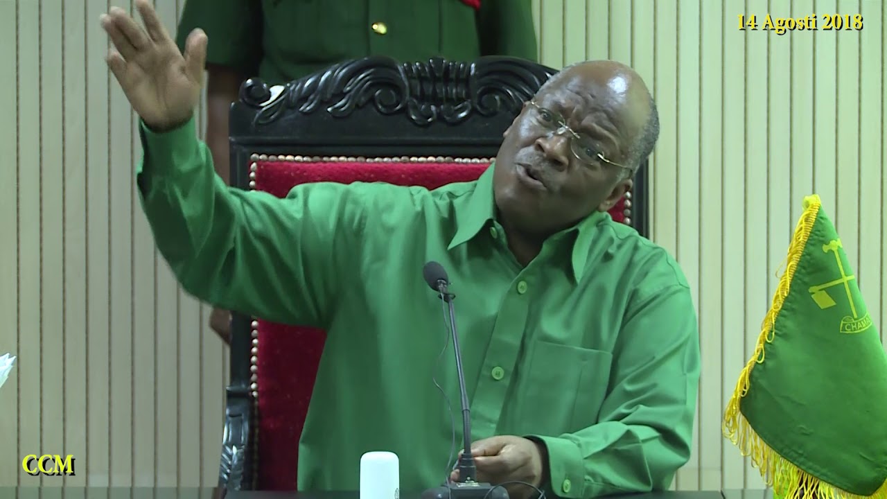 MWENYEKITI WA CCM RAIS DKT.JOHN  MAGUFULI AONGOZA KIKAO CHA KAMATI KUU YA CCM CC 14 AGOSTI 2018