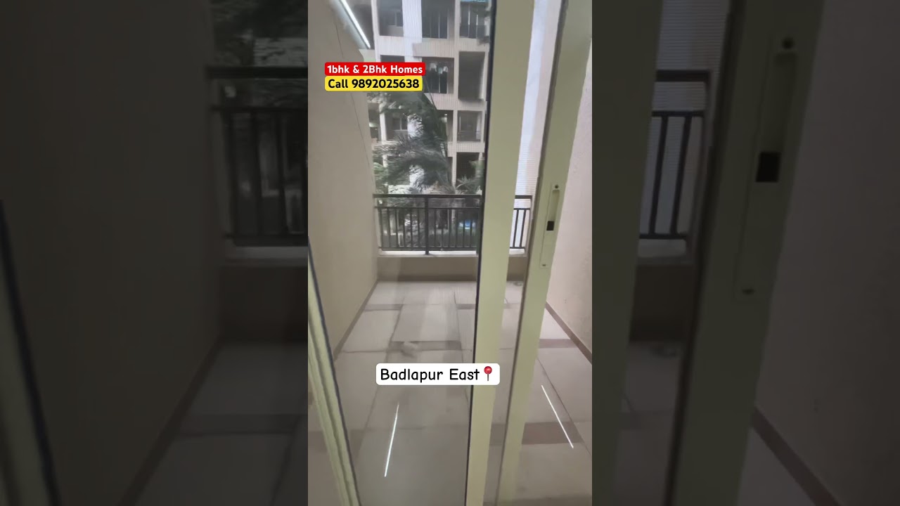 1bhk 2bhk 770 Area Big Flat 24hr water 2km from badlapur station 📍#badlapur #mumbai #realestate