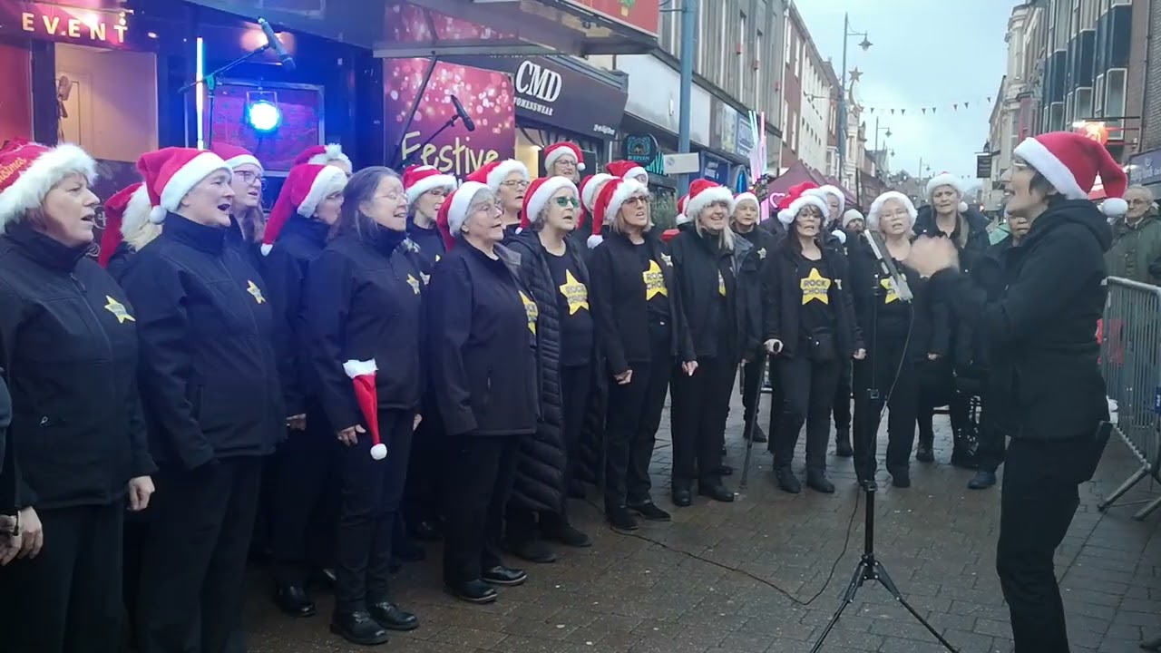 The Rock Choir at Stourbridge Festive Lights 2025 