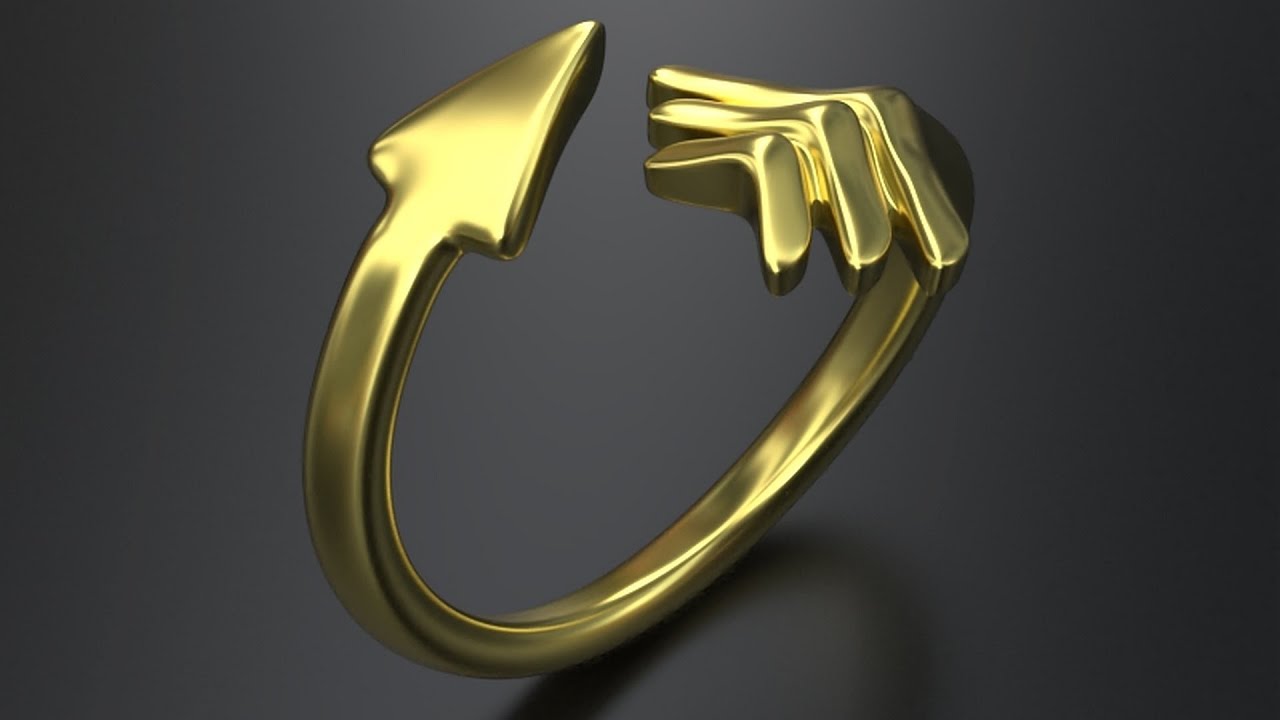 Anello Freccia Contrarié con SubD