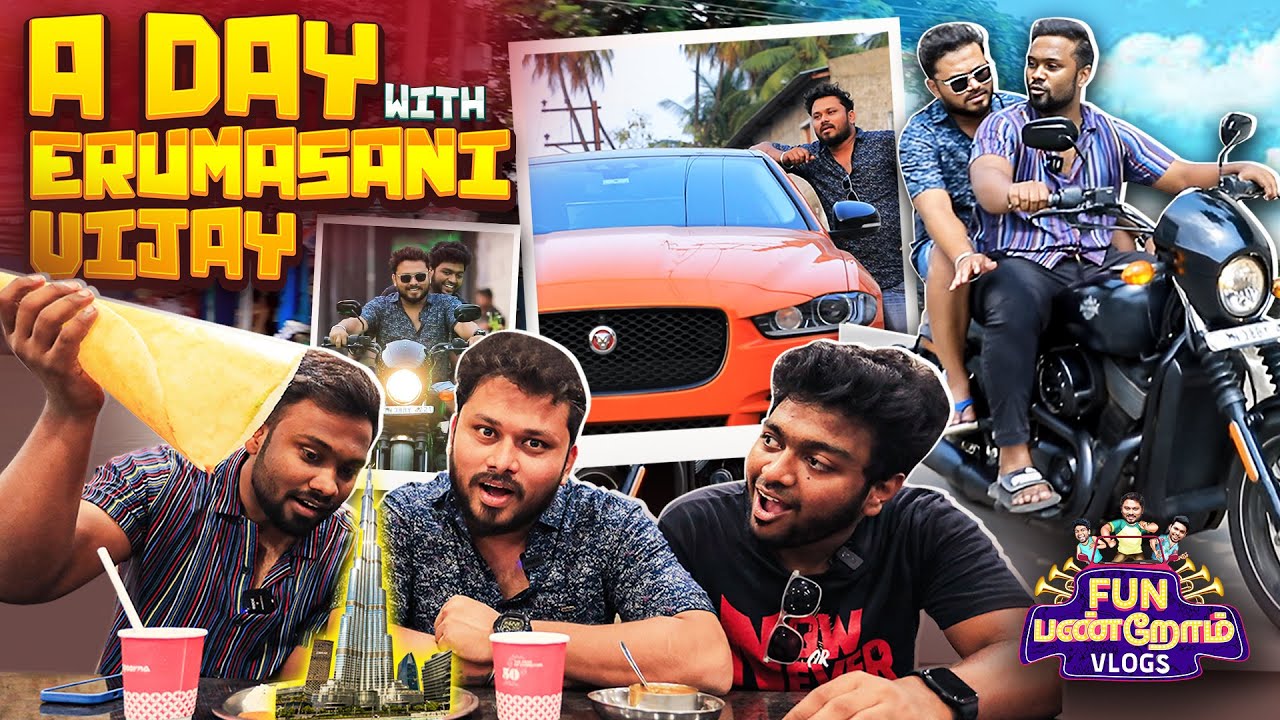 Harshath Khan Chat Leaked 😱 | Day Out With Eruma Saani Vijay | Tamilnadu Series | Fun Panrom Vlogs