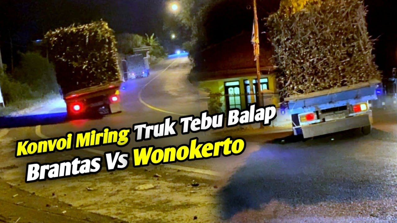 Adu Miring Truk Tebu Balap Brantas Kepanjen Vs Tikungan Lesti Wonokerto