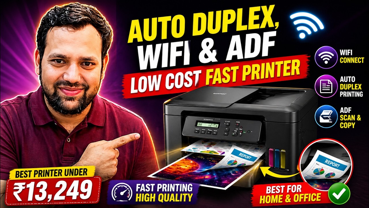Brother DCP-T730DW Printer Unboxing & Review | Best Auto-Duplex Tank Printer?