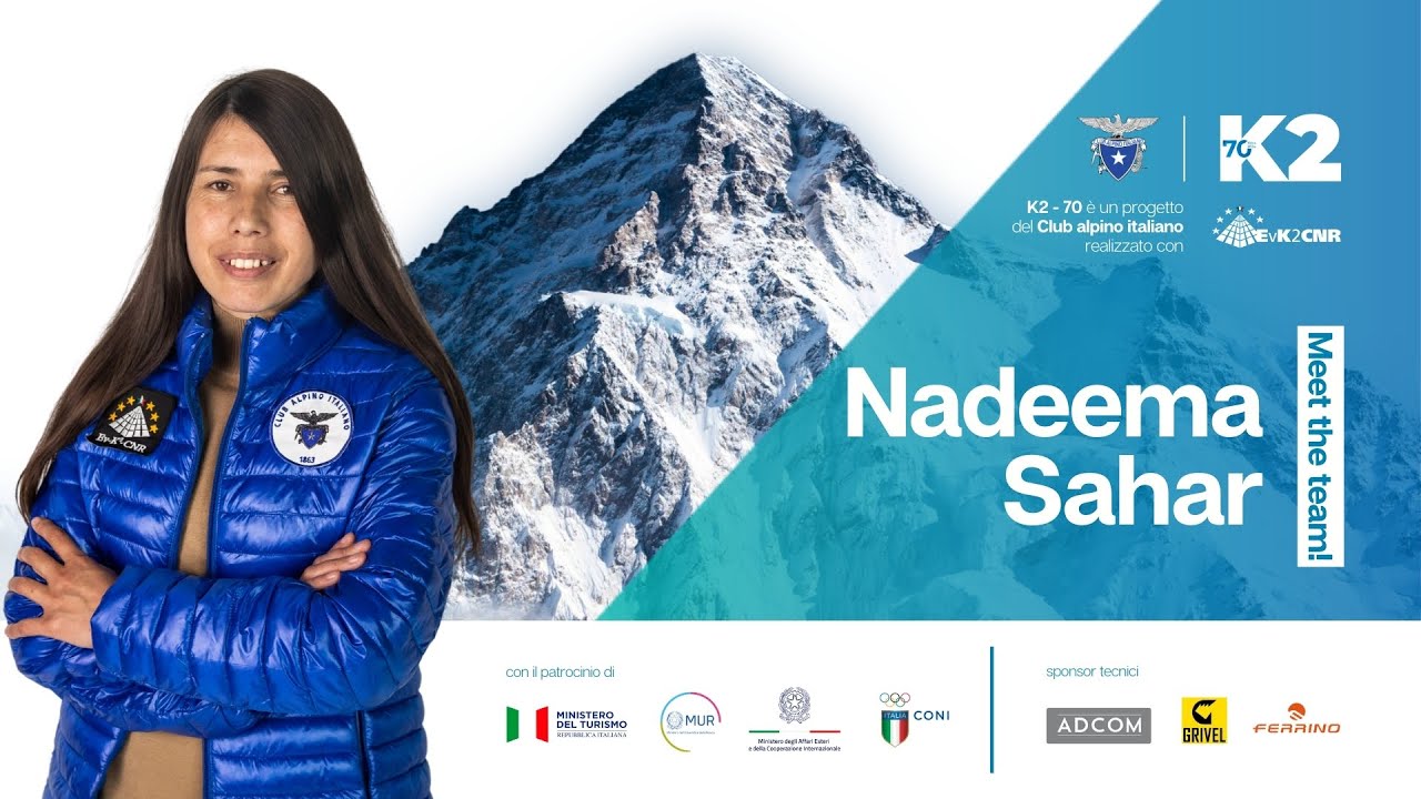 K2 - 70 | Meet the team: Nadeema Sahar | Club Alpino Italiano #K270Women