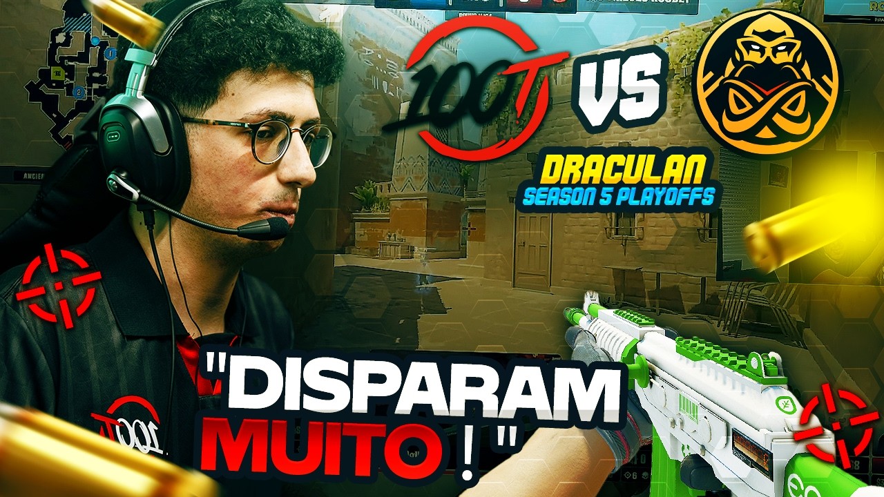 100THIEVES VS ENCE COM MUTIRIS, ARAGORN, KKM & MARINHAS | DRACULAN SEASON 5 PLAYOFFS