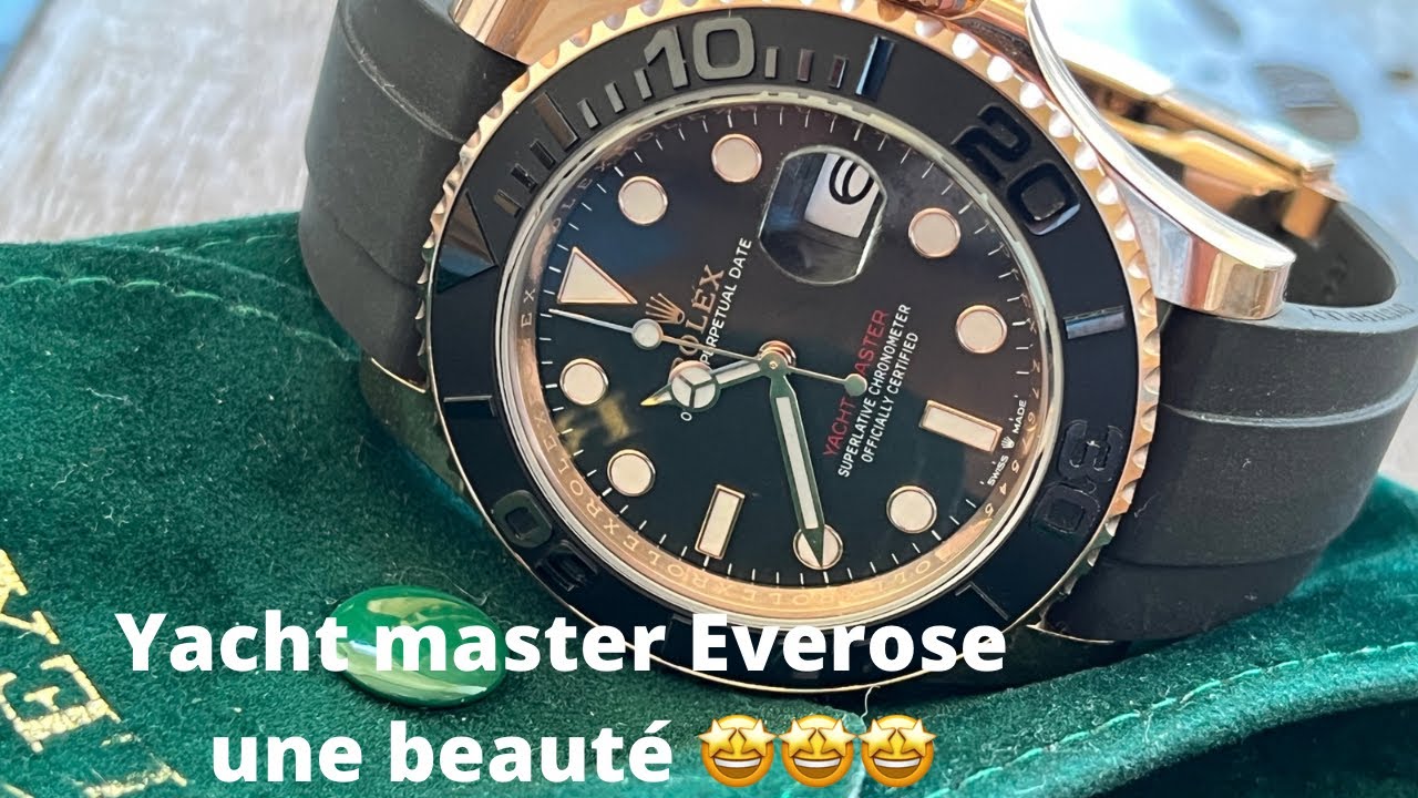 Rolex Yacht Master 40mm Everose: tout simplement sublime 🤩