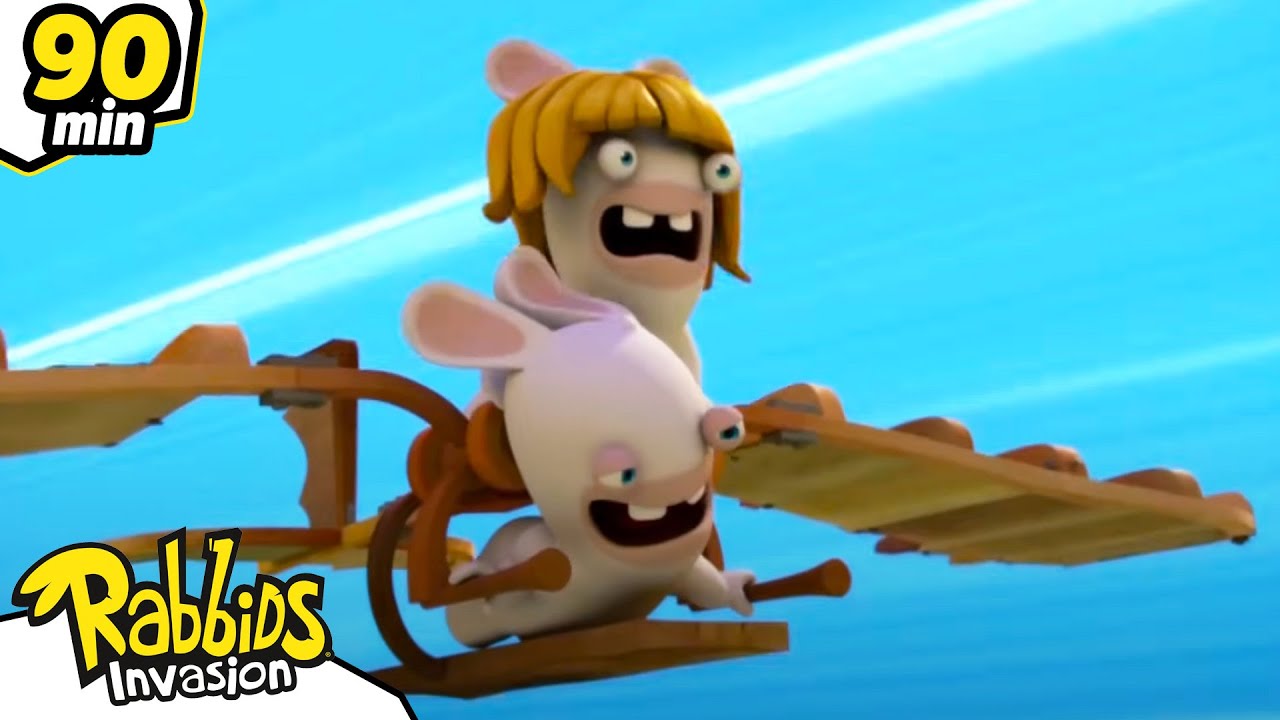 ¡Los Rabbids se lanzan por los aires! ✈️😆 | Rabbids La Invasión 🐰 | Dibujos animados