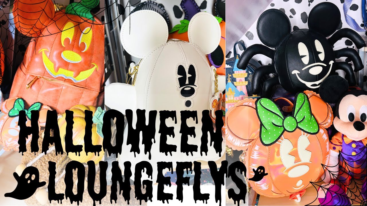 Disney Halloween Loungefly collection | MY ENTIRE HALLOWEEN LOUNGEFLY BAG COLLECTION 2023