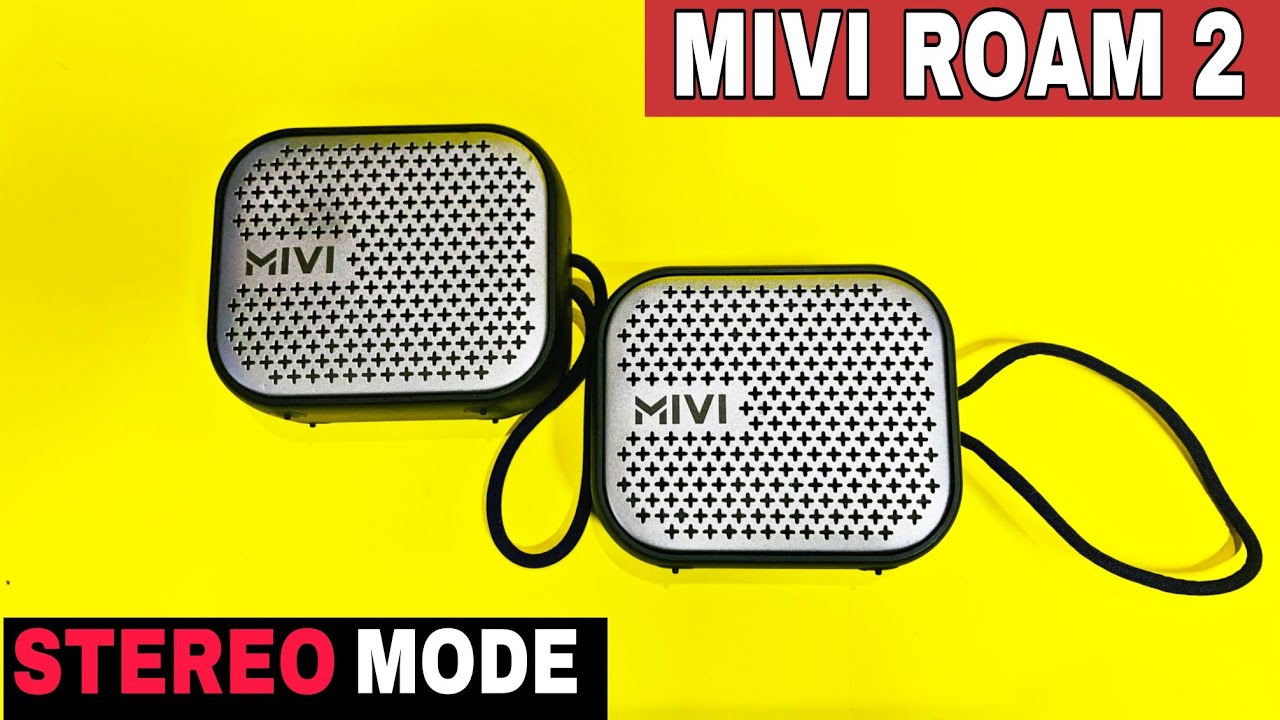 Mivi Roam 2 Stereo Mode | How to connect 2 speaker with one mobile ? (4K)