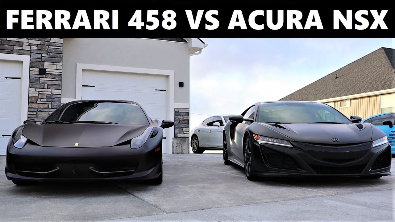New Acura NSX Vs Ferrari 458: Which Car Are You Taking Home If Money Isn't An Option?