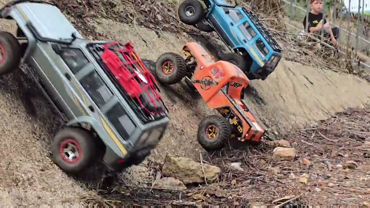 RC CRAWLER Modelo 4x4 Escala 1/10 RC Cars offroad Mud Run 2 - parte 👉💯