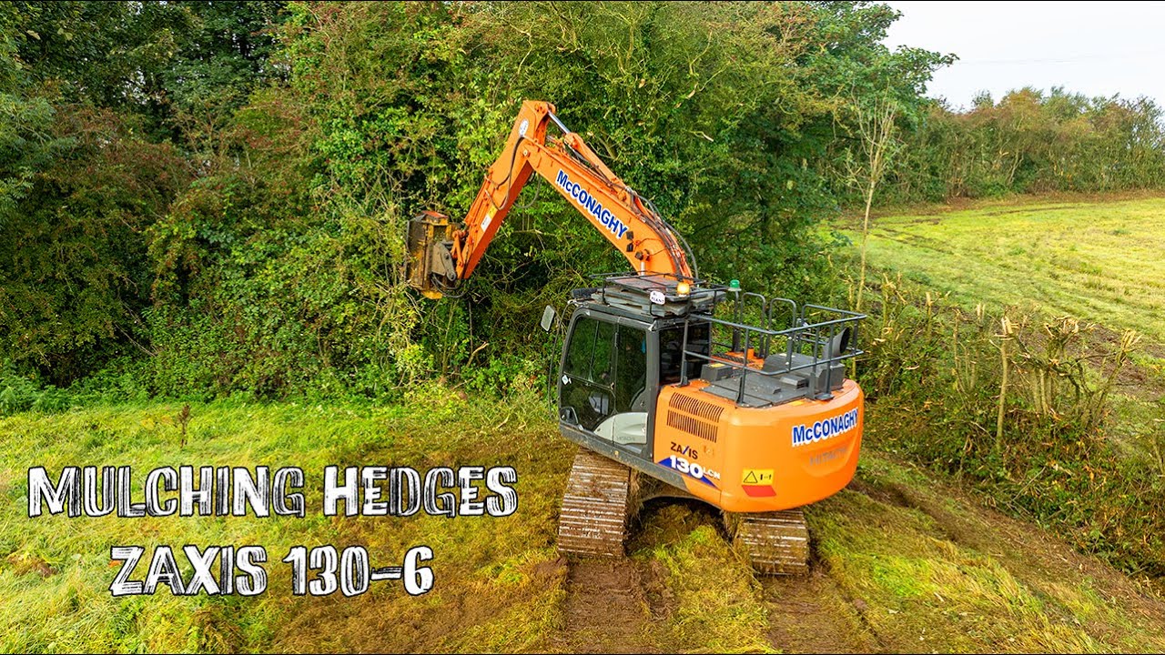 Going hedgecutting with the Digger | 130-6 Zaxxis | McConaghy Contracts