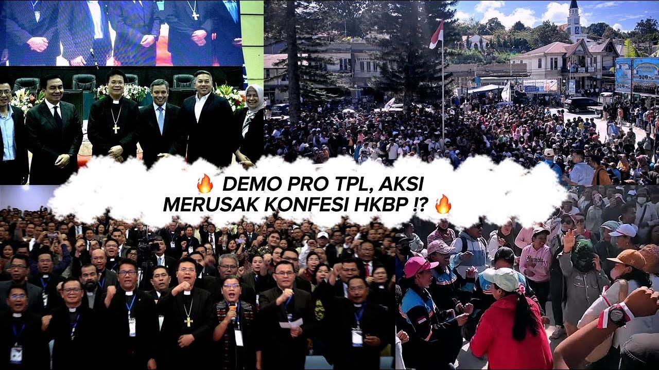 Massa Pro-TPL Aksi Rusak Konfessi HKBP!? Seluruh Pendeta HKBP Tetap Komit Serukan 'Tutup TPL'