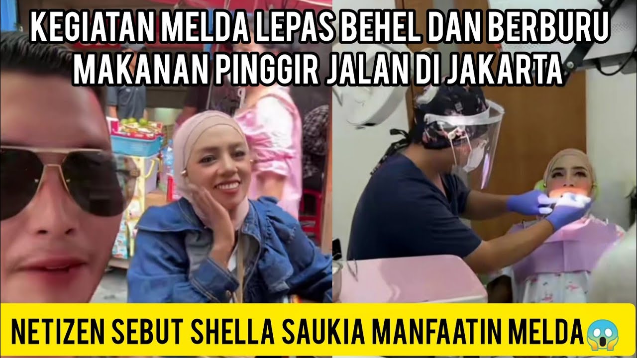 AKHIRNYA MELDA SAFITRI LEPAS BEHEL, LANGSUNG CARI JAJANAN PINGGIR JALAN UWENAK POOL. 