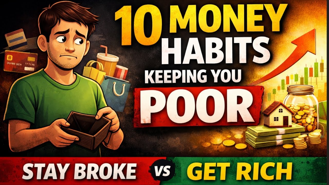 10 MONEY HABITS KEEPING YOU POOR (EVEN IF YOU WORK HARD)