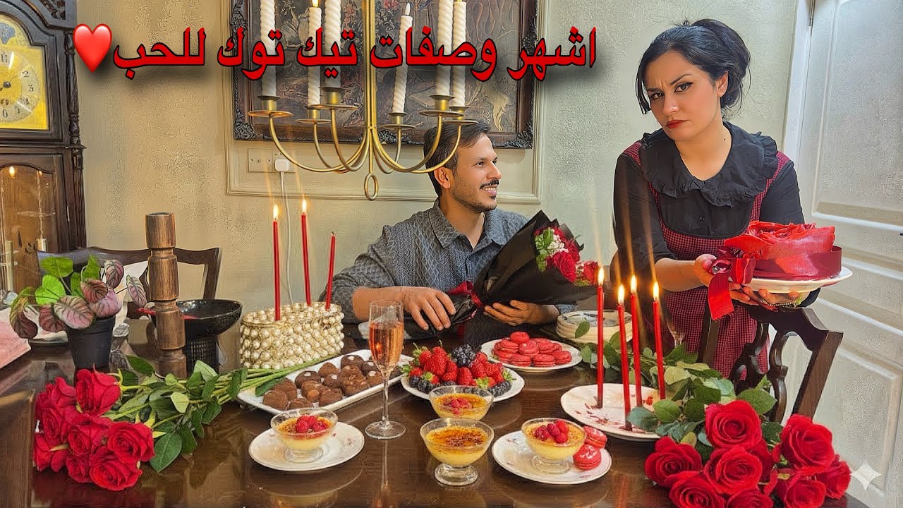 سويت كل وصفات عيد الحب المشهوره في تك توك
