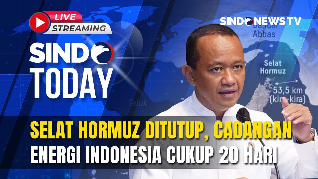 🔴SELAT HORMUZ DITUTUP, CADANGAN ENERGI INDONESIA CUKUP 20 HARI | LIVE | SINDO TODAY | 03/03
