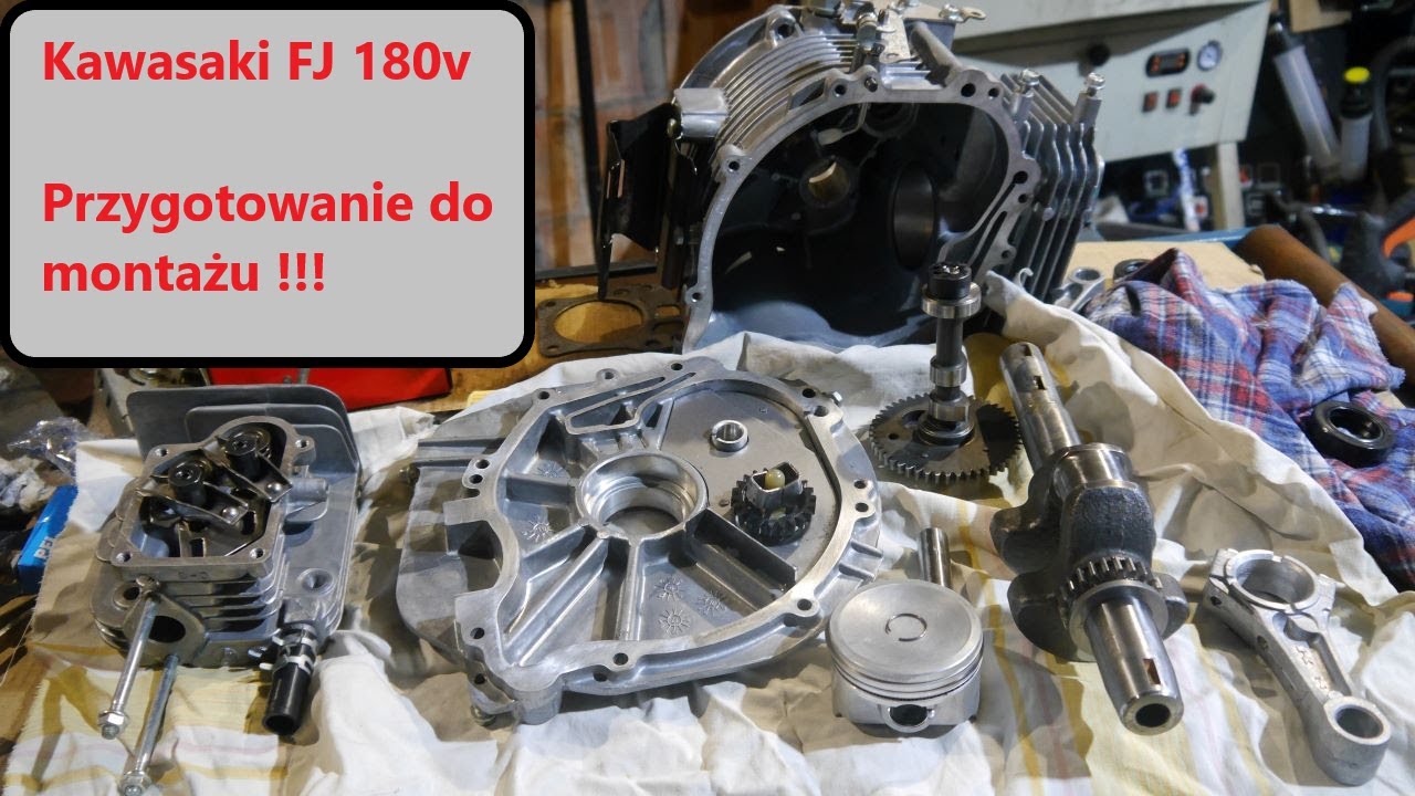 #rpgarażowo. Przygotowanie części silnika Kawasaki FJ 180 V z Kosiarki ETESIA PRO 46. I nie tylko.