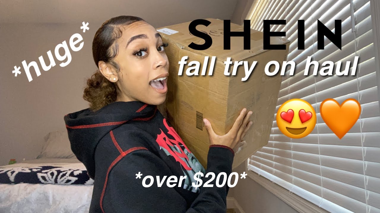 HUGE fall shein haul! 😍 *over $200 worth!*