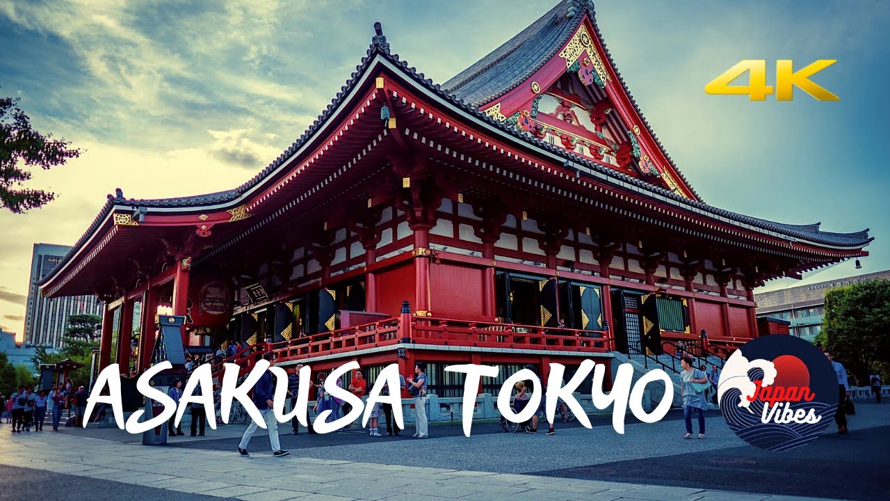 [4K] 浅草寺( Asakusa Kannon Temple )