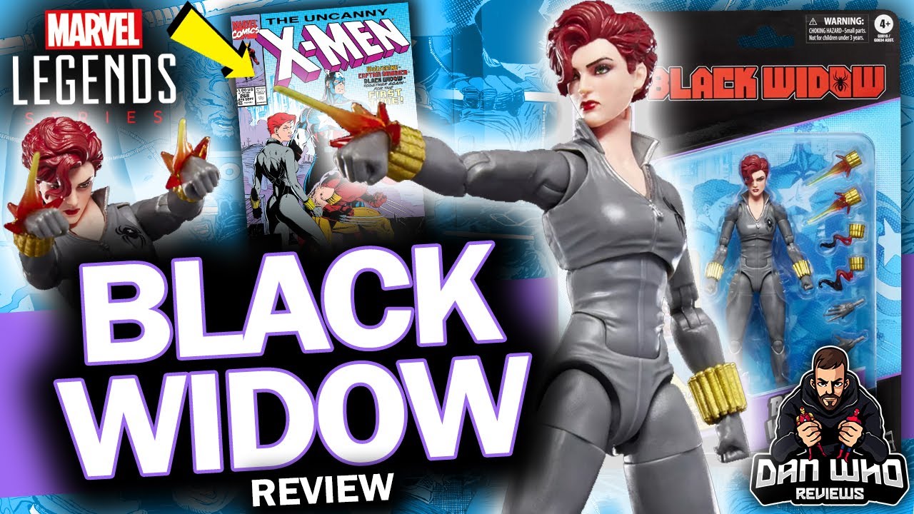 Marvel Legends BLACK WIDOW Uncanny X-Men (Mini Comics Wave 2) Review