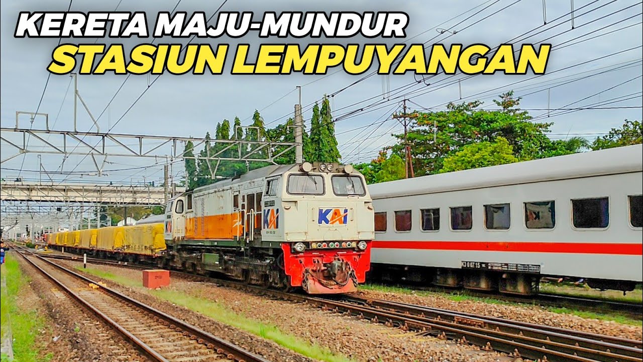 STASIUN TERSIBUK BANYAK KERETA API MAJU-MUNDUR!! Aktivitas Kereta Api Pagi di Stasiun Lempuyangan #1