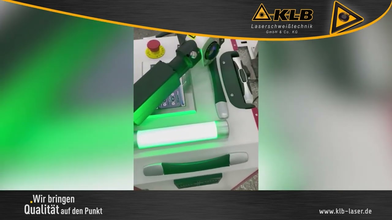 Maschinendemo: Mobile Laserreinigungsanlage (Trolleyvariante)