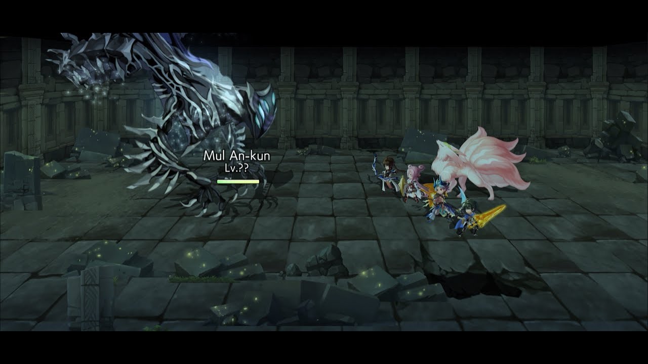 [Another Eden] Mul An-kun - 5 Turns clear - Team Arcadia