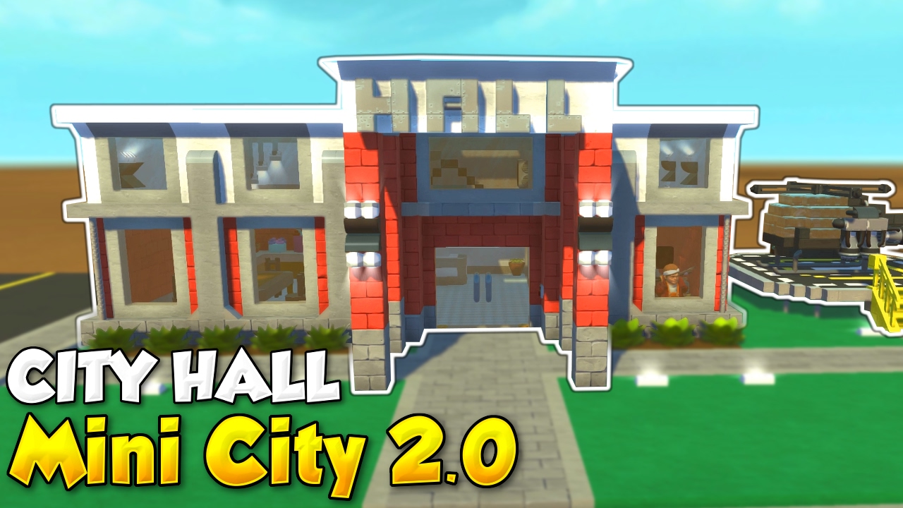 City Hall! - Mini City 2.0 [Ep.1] - Scrap Mechanic Gameplay